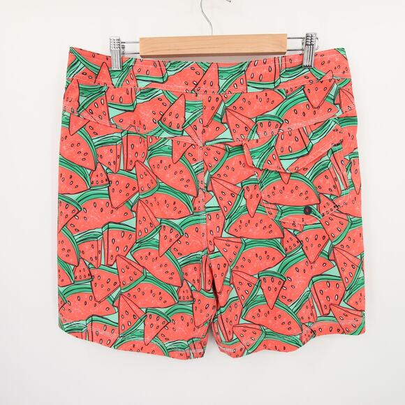 SAXX Swim Trunks Board Shorts Swim Wear Betawave 2N1 Red Watermelon Ballpark 34 - Picture 10 of 10